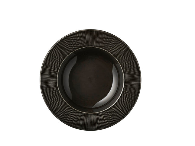 Colormix Dyb tallerken 23 cm Antracitgrå - 6 stk