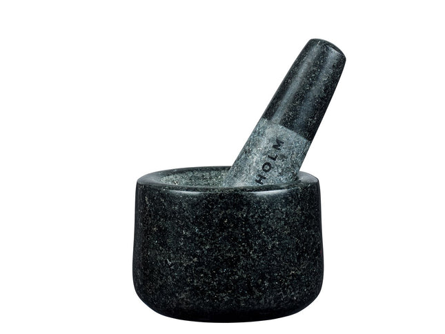 Morter Ø12cm granit, HOLM - 4 stk