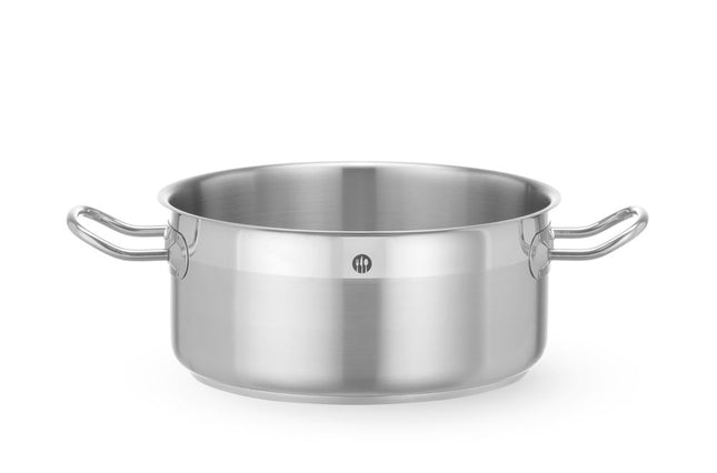 Lav gryde - uden låg, HENDI, Profi Line, 4,7L, ⌀240x(H)105mm, Rund
