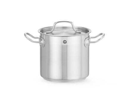 Høj gryde - med låg, HENDI, Profi Line, 15,9L, ⌀280x(H)260mm