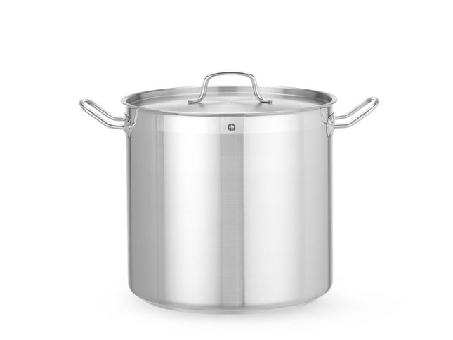 Høj gryde - med låg, HENDI, Profi Line, 24L, ⌀320x(H)300mm
