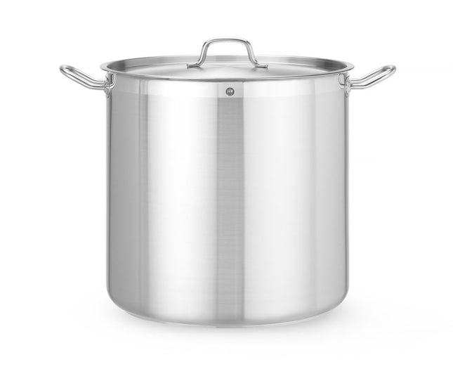 Høj gryde - med låg, HENDI, Profi Line, 50L, ⌀400x(H)400mm