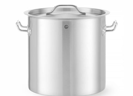 Høj gryde - med låg, HENDI, Budget Line, 50L, ⌀400x(H)400mm