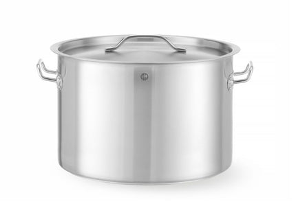 Høj gryde - med låg, HENDI, Budget Line, 36L, ⌀360x(H)360mm