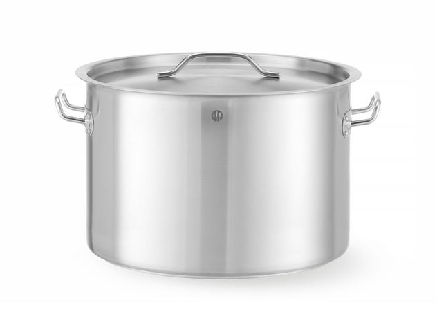 Høj gryde - med låg, HENDI, Budget Line, 36L, ⌀360x(H)360mm