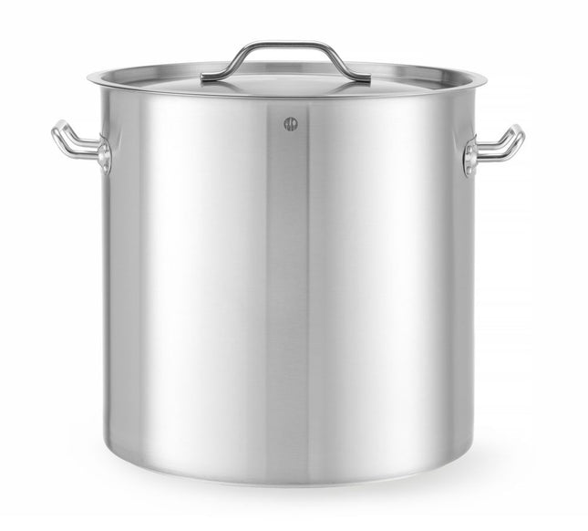 Høj gryde - med låg, HENDI, Budget Line, 50L, ⌀400x(H)400mm