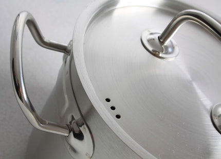 Høj gryde – med låg, HENDI, Kitchen Line, 2,8L, ⌀160x(H)140mm