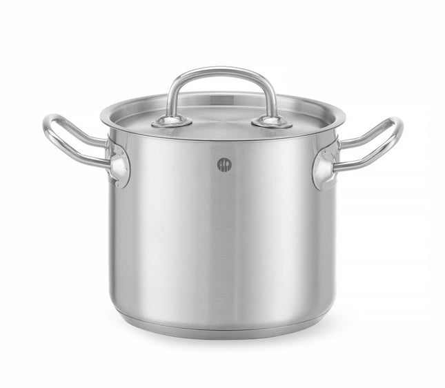 Høj gryde – med låg, HENDI, Kitchen Line, 32L, ⌀360x(H)320mm