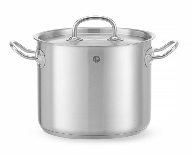 Høj gryde – med låg, HENDI, Kitchen Line, 5L, ⌀200x(H)160mm