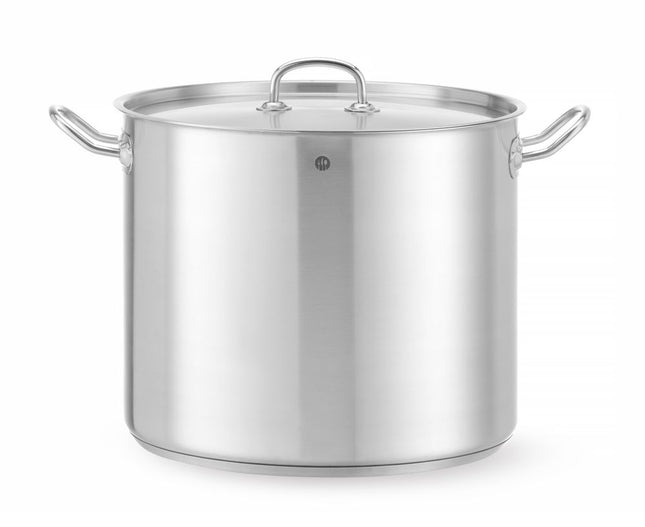 Høj gryde – med låg, HENDI, Kitchen Line, 21L, ⌀320x(H)270mm