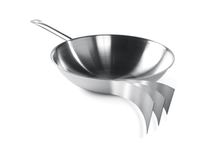 Wok 3-ply - uden låg, HENDI, ⌀360x(H)100mm