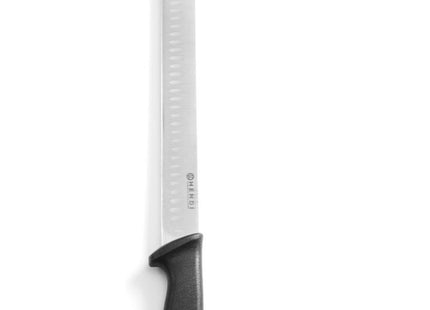 Skinke/kebabkniv med Granton-skær, HENDI, Sort, (L)490mm