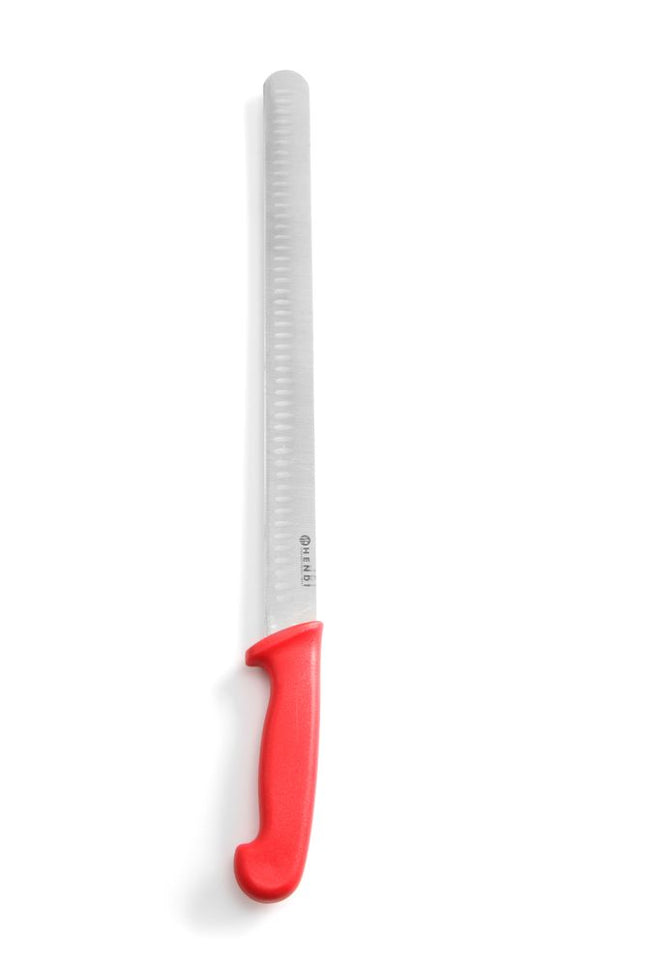 Skinke/kebabkniv med Granton-skær, HENDI, Rød, (L)490mm