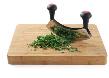 Urtekniv, HENDI, dobbelt blad, Sort, 215x150mm