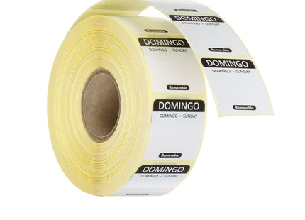 Daglige fødevaresikkerhedsetiketter, til flergangsbrug, let aftagelige , HENDI, Friday, Grøn, 1000 pcs., 25x25mm