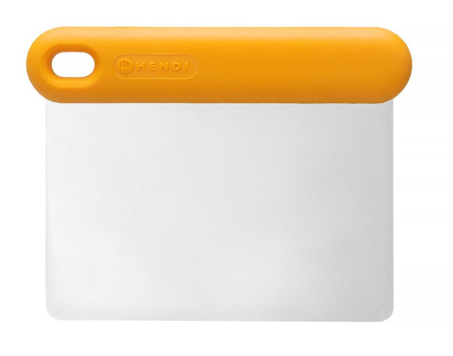 Pizzadejsskraber kraftig, HENDI, designet af Robert Bronwasser, orange, 130x95x(H)13mm