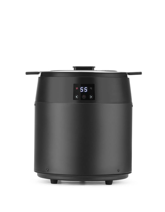 Vandløs suppekedel, 10L, HENDI, 10L, Sort, 230V/450W, ⌀330x(H)398mm