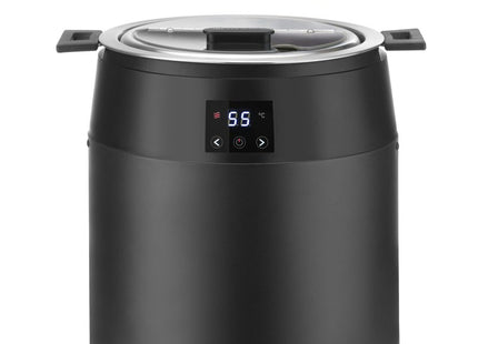 Vandløs suppekedel, 10L, HENDI, 10L, Sort, 230V/450W, ⌀330x(H)398mm