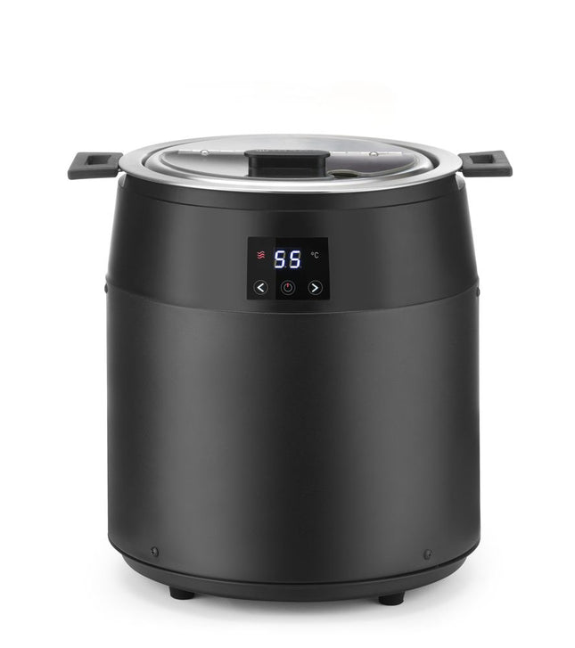 Vandløs suppekedel, 10L, HENDI, 10L, Sort, 230V/450W, ⌀330x(H)398mm