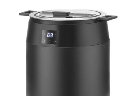 Vandløs suppekedel, 10L, HENDI, 10L, Sort, 230V/450W, ⌀330x(H)398mm