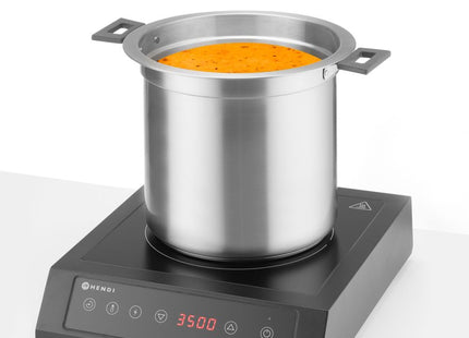 Vandløs suppekedel, 10L, HENDI, 10L, Sort, 230V/450W, ⌀330x(H)398mm