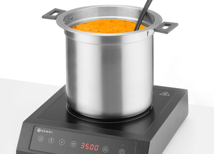 Vandløs suppekedel, 10L, HENDI, 10L, Sort, 230V/450W, ⌀330x(H)398mm