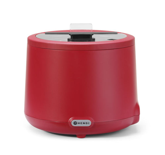 Suppekedel UNIQ , HENDI, designet af Robert Bronwasser, 8L, Rød, 230V/500W, ⌀365x(H)325mm