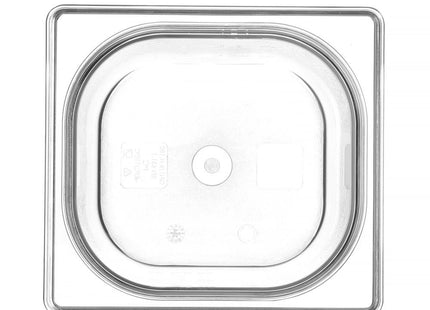 GN 1/6 beholder polykarbonat, HENDI, Profi Line, GN 1/6, 2,4L, gennemsigtig, 176x162x(H)150mm