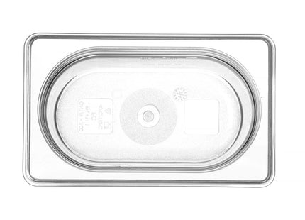GN 1/9 beholder polykarbonat, HENDI, Profi Line, GN 1/9, 0,6L, gennemsigtig, 176x108x(H)65mm