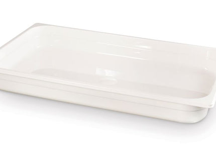 GN 1/1 beholder hvid polykarbonat, HENDI, GN 1/1, 9L, Hvid, 530x325x(H)65mm