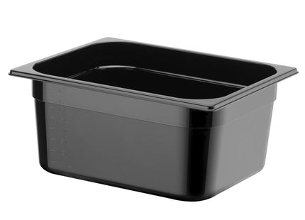 GN 1/2 beholder sort polykarbonat, HENDI, Profi Line, GN 1/2, 9,5L, Sort, 325x265x(H)150mm