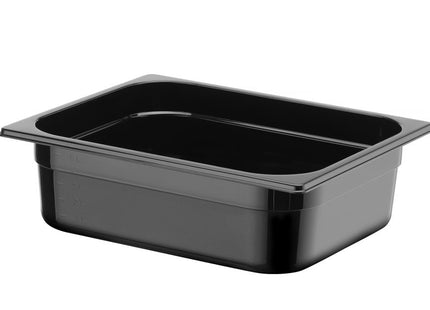 GN 1/2 beholder sort polykarbonat, HENDI, Profi Line, GN 1/2, 6,5L, Sort, 325x265x(H)100mm
