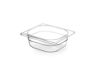 GN 1/6 beholder Tritan, HENDI, GN 1/6, 1L, gennemsigtig, 176x162x(H)65mm