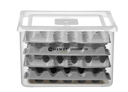 Æggebeholder HENDI OVOBOX 120, HENDI, GN 2/3, 18L, 355x325x(H)200mm, Rektangulær