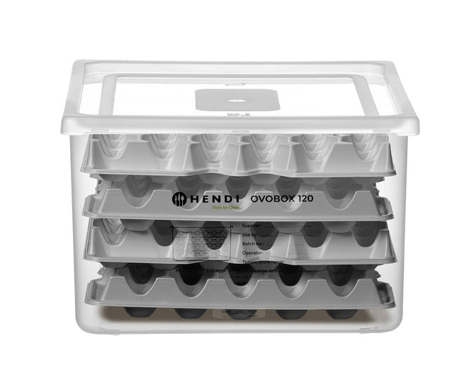 Æggebeholder HENDI OVOBOX 120, HENDI, GN 2/3, 18L, 355x325x(H)200mm, Rektangulær