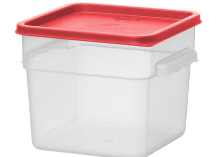 Fødevarebeholder med målskala, HENDI, 5,7L, 235x235x(H)180mm