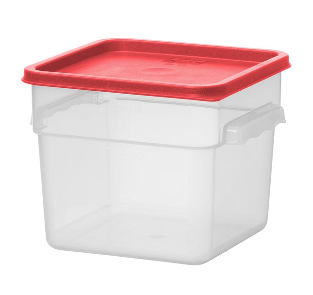 Fødevarebeholder med målskala, HENDI, 5,7L, 235x235x(H)180mm