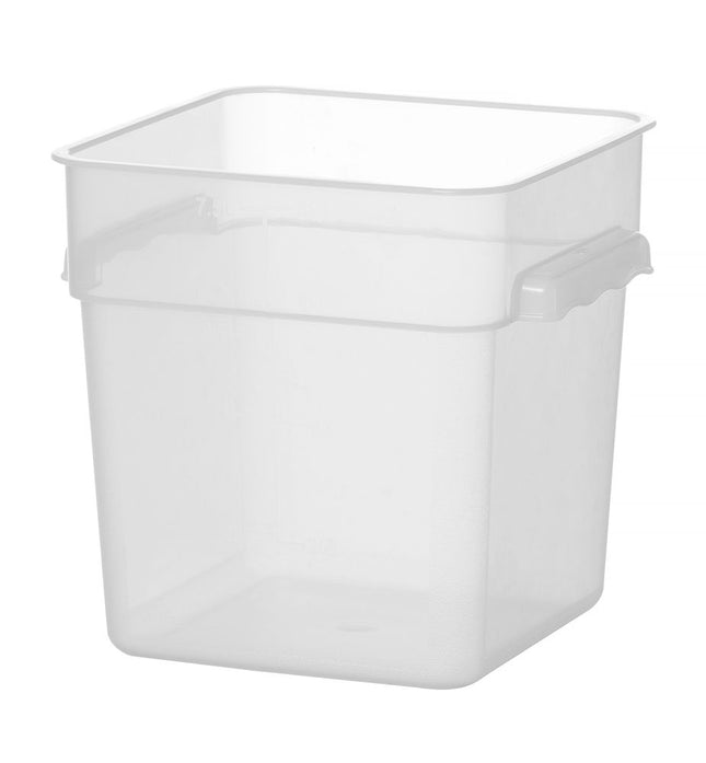 Fødevarebeholder med målskala, HENDI, 7,6L, 235x235x(H)230mm