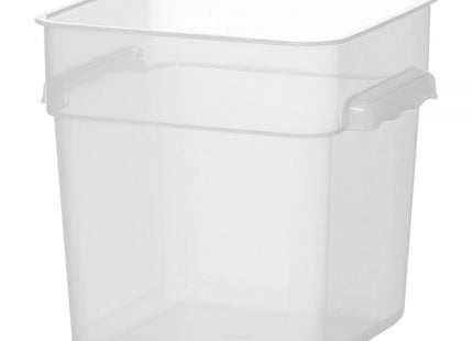 Fødevarebeholder med målskala, HENDI, 20,8L, 290x290x(H)400mm
