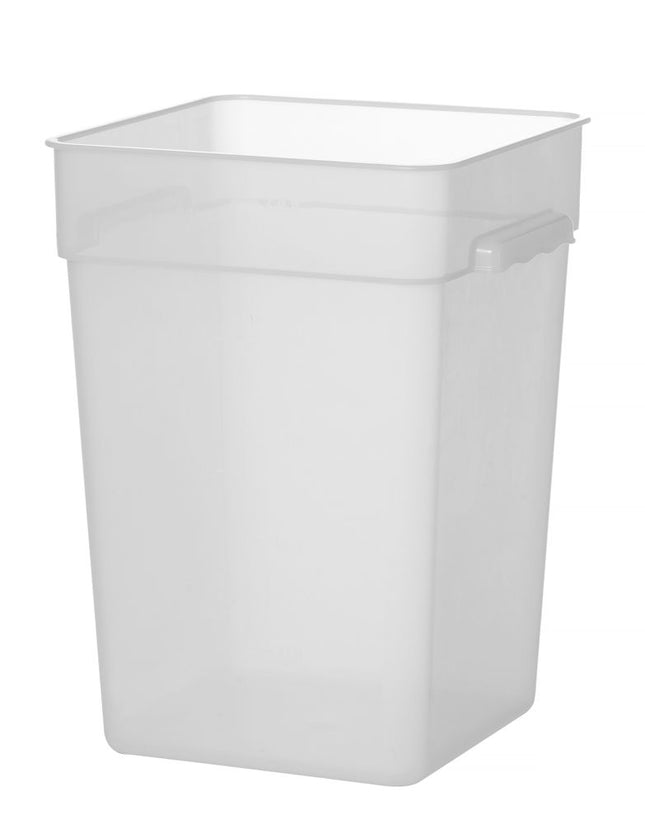 Fødevarebeholder med målskala, HENDI, 20,8L, 290x290x(H)400mm