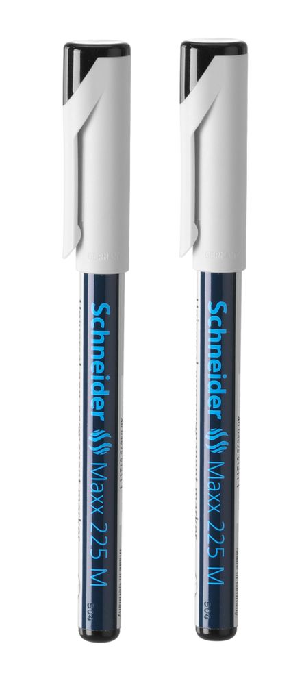 Horeca-markers, HENDI, Egnet til brug på whiteboards, Sort, 2 stk., ⌀10x(H)125mm