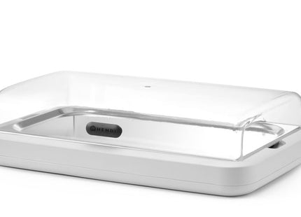 Køledisplay UNIQ, HENDI, designet af Robert Bronwasser, GN 1/1, Grøn, 593x389x(H)147mm, Rektangulær