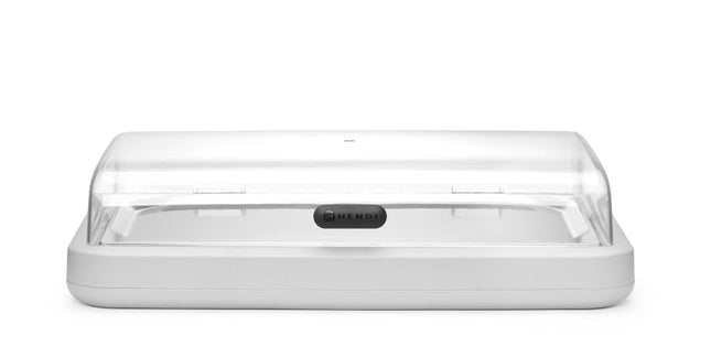 Køledisplay UNIQ, HENDI, designet af Robert Bronwasser, GN 1/1, Hvid, 593x389x(H)147mm, Rektangulær