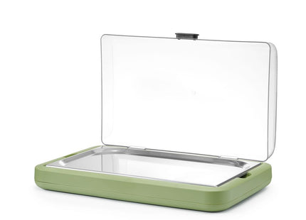 Køledisplay UNIQ, HENDI, designet af Robert Bronwasser, GN 1/1, Grøn, 593x389x(H)147mm, Rektangulær