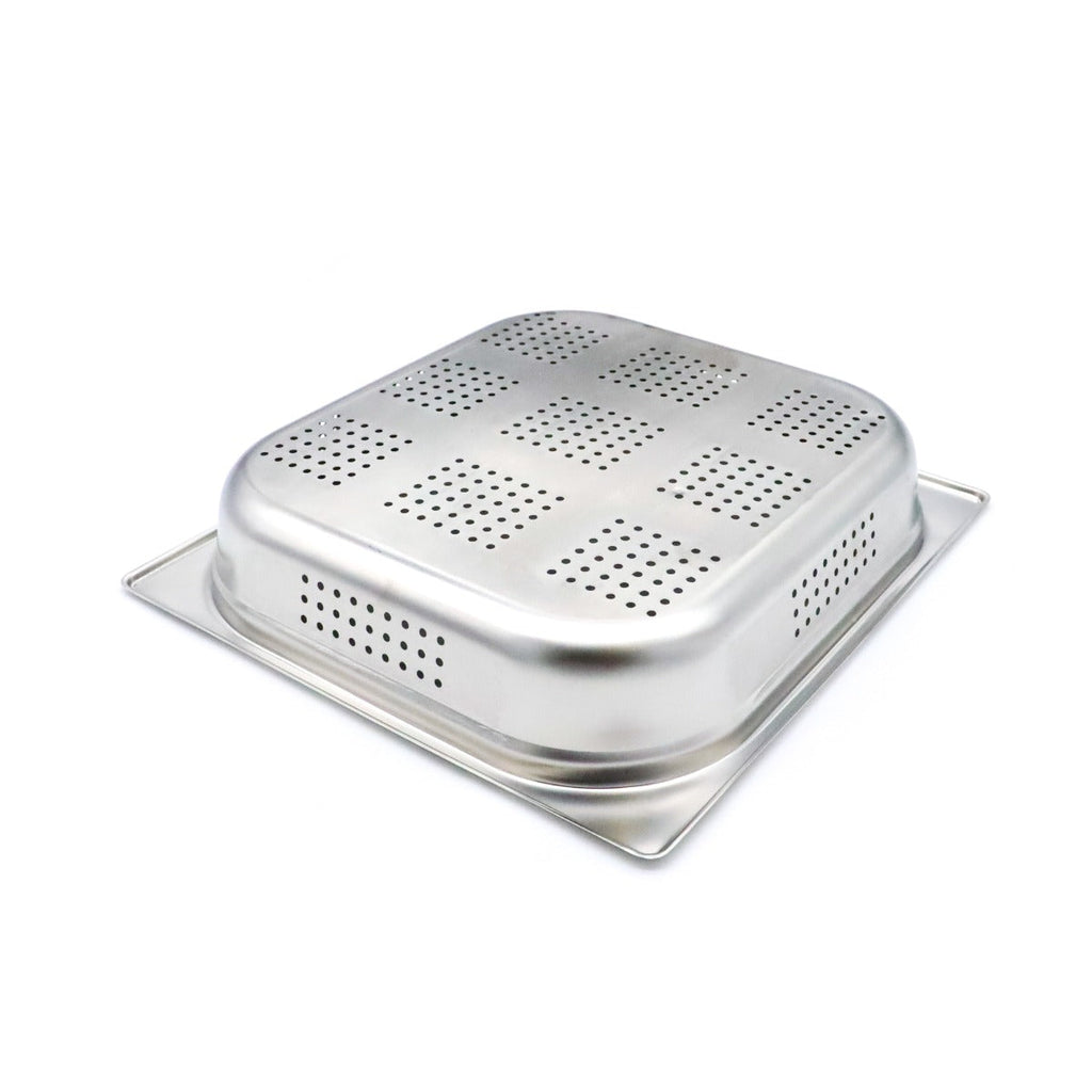 Gastronormbeholder - 2/3 GN - 6,5 cm Dyb - Rustfrit Stål - Perforeret