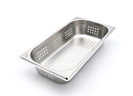 Gastronorm beholder - 1/3 GN - 6,5 cm dyb - Rustfrit stål - Perforeret