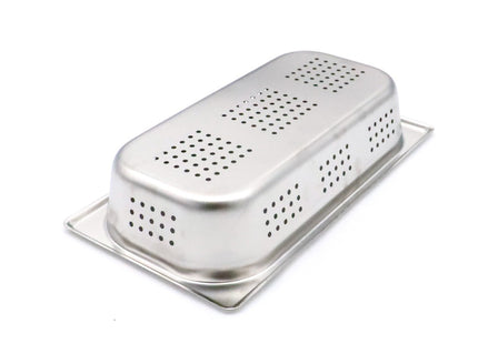 Gastronorm beholder - 1/3 GN - 6,5 cm dyb - Rustfrit stål - Perforeret