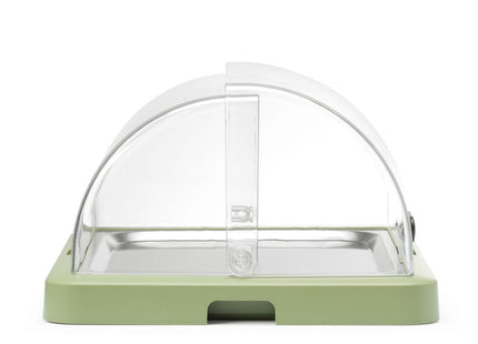 Roll top køledisplay Duo UNIQ, HENDI, designet af Robert Bronwasser, Enkelt, Grøn, 460x355x(H)220mm, Rektangulær