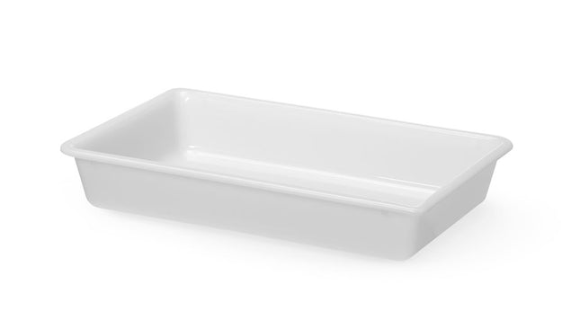 Prepbakke, HENDI, 6L, Hvid, 430x285x(H)75mm, Rektangulær