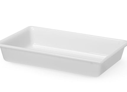Prepbakke, HENDI, 3L, Hvid, 340x235x(H)70mm, Rektangulær